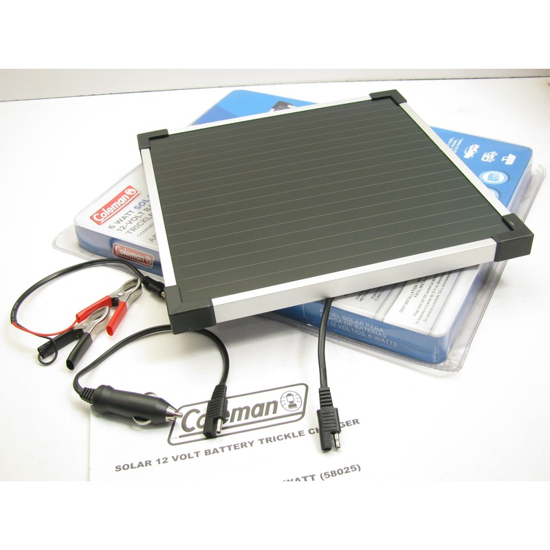 Coleman 58022 6 Watt Coleman Solar Panel Battery Trickle Charger 12V