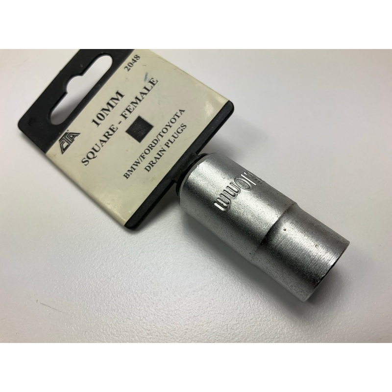 CTA 2048 10mm Square Female Socket For Drain Plugs, 3/8'' Drive