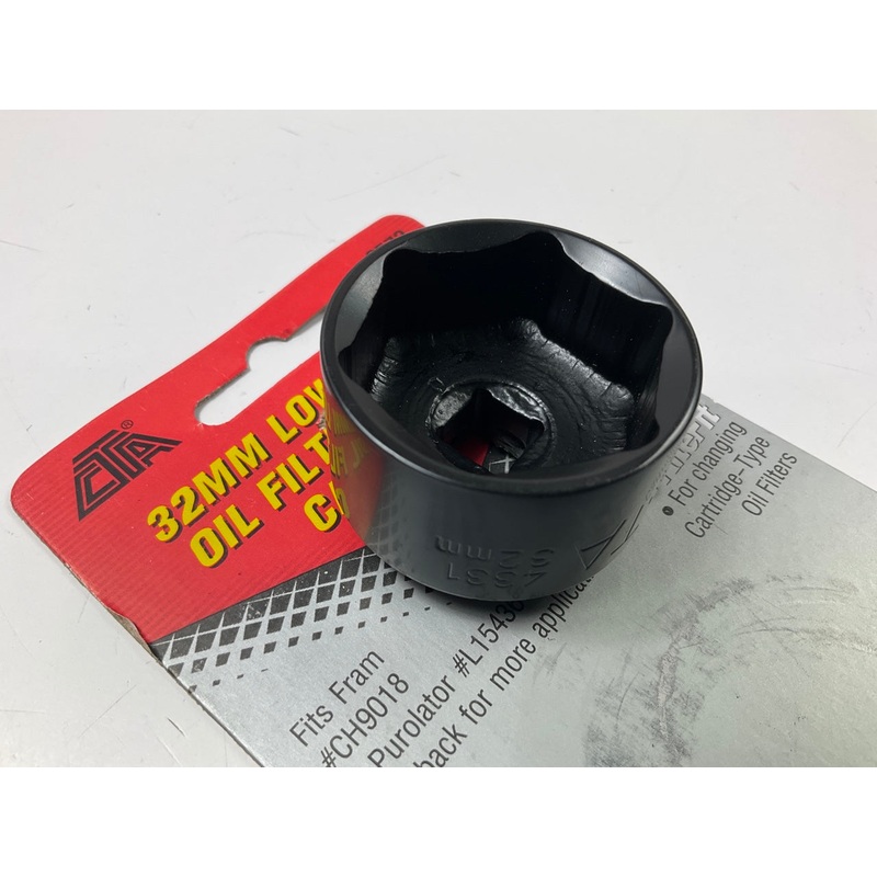 CTA 2572 32MM Low Profile Oil Filter Housing Cap Socket For Fram CH908