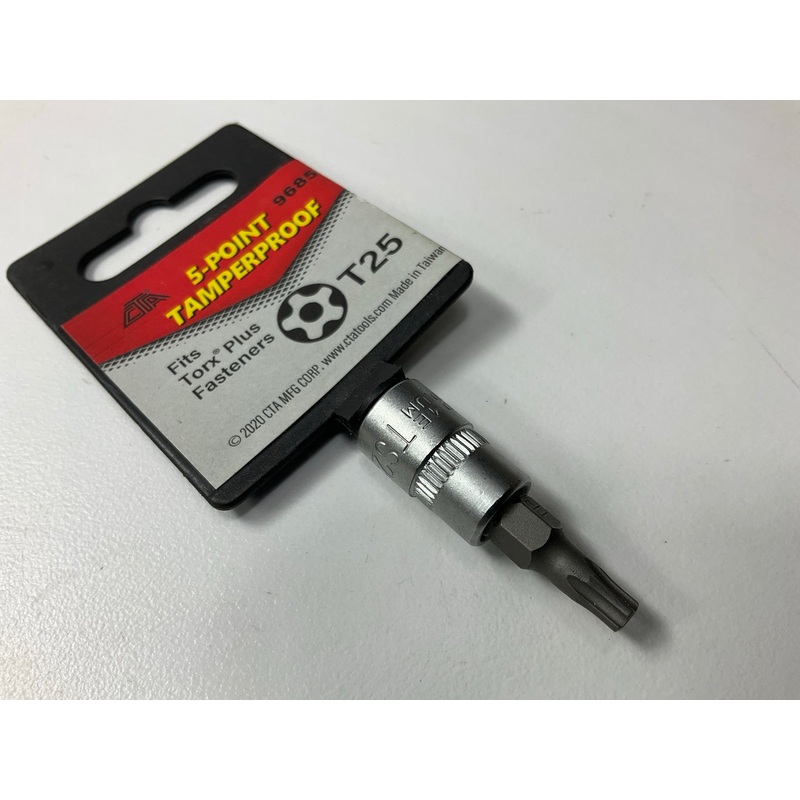 CTA 9685 T25 Star Bit Socket, 1/4'' Drive