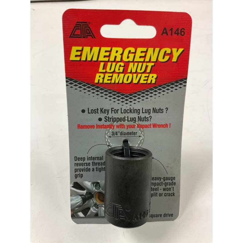 CTA A146 Emergency Lug Nut Remover 3/4'' For Stripped & No Key