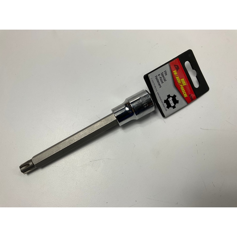 CTA Tools 9260 Ribe Bit Socket 9mm, 5-1/2'' Long , 1/2'' Drive- VW, Audi, Porsche