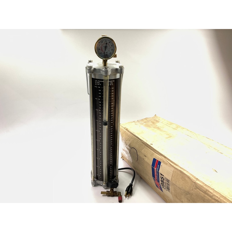 DAMAGED BROKEN FITTING Four Seasons Dial-A-Charge 134 Charging Cylinder, 10 LBS