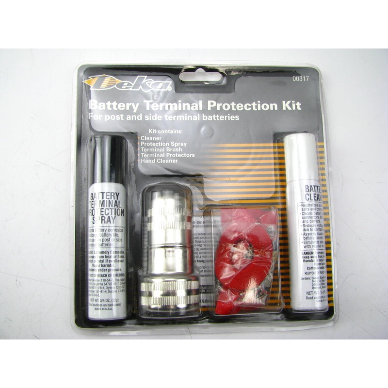 Deka 00317 Battery Terminal Protector Kit For Side & Top Post Terminals