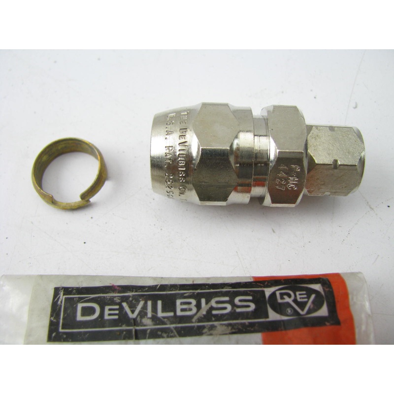 Devilbiss P-HC-4527 1/4 NPS F Hose Connecter 2525616