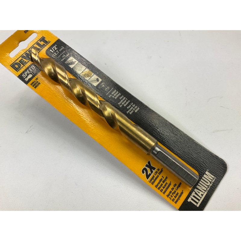 Dewalt DW1332 1/2'' Titanium Reduced Shank Split Drill Bit
