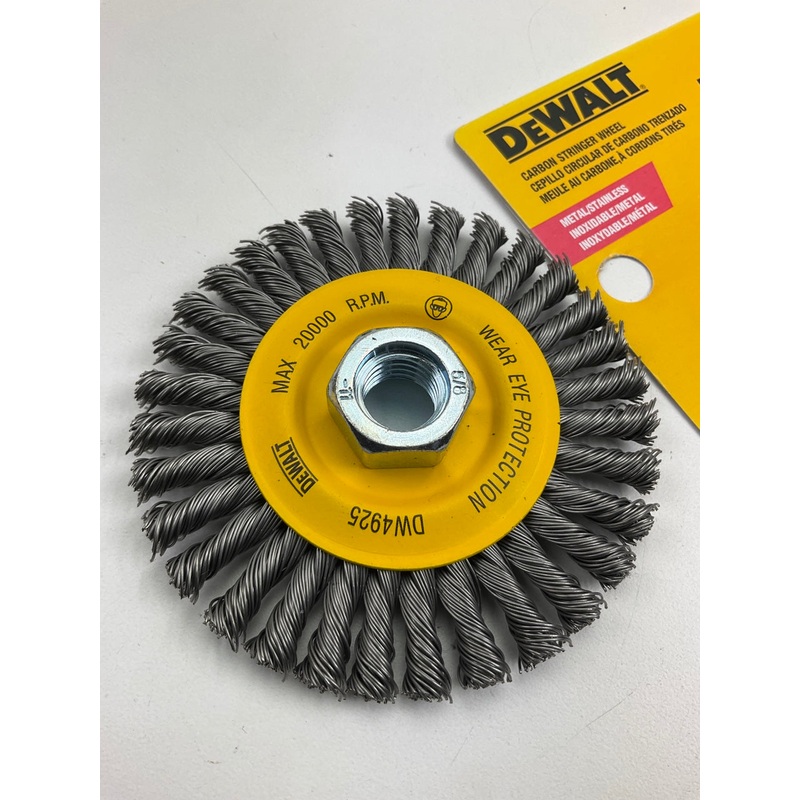 Dewalt DW4925 Wire Wheel, Stringer Bead, 4-Inch