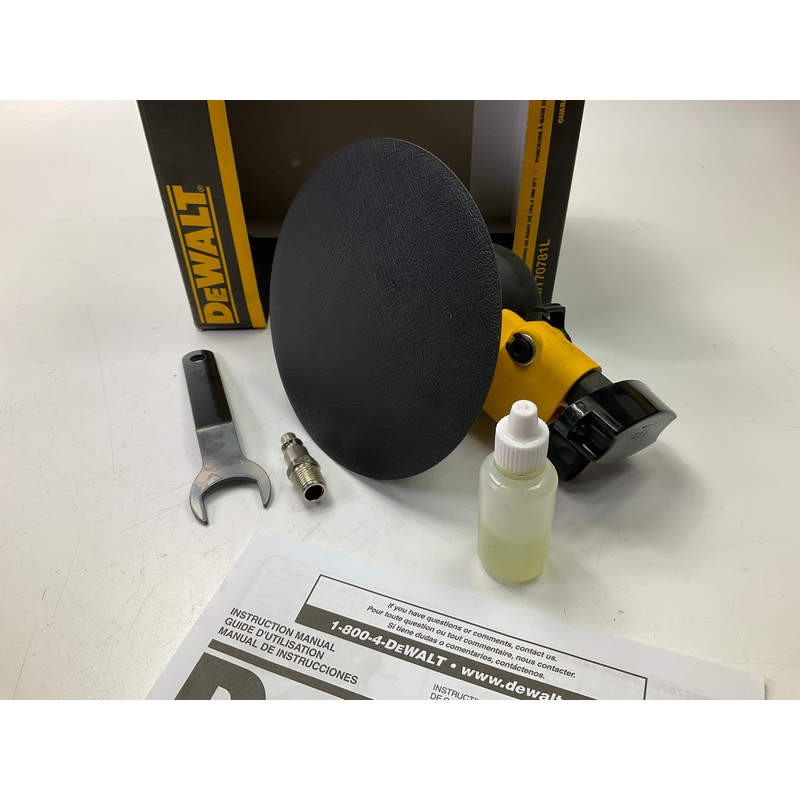 DEWALT DWMT70781 12000 RPM 90 PSI Pneumatic 6'' Palm Sander