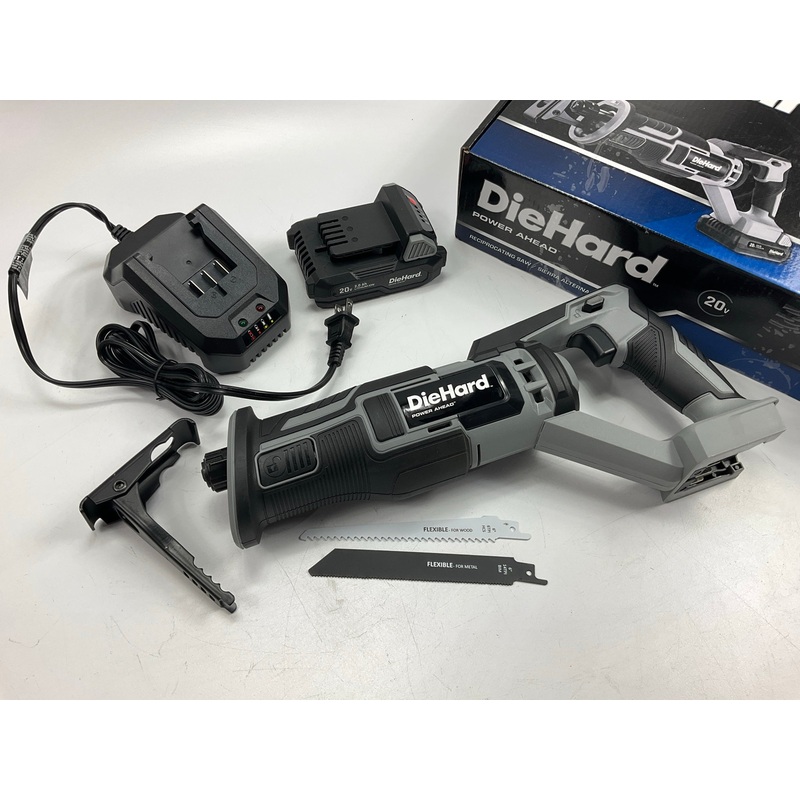 DieHard DH80006 20V Reciprocating Cordless Saw Kit With 4-Position Depth Adjust