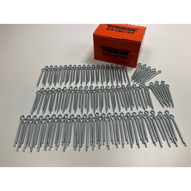 Dorman 800-415 1/8'' X 1-1/2'' Zinc-Plated Steel Standard Cotter Pins (140 Pieces)
