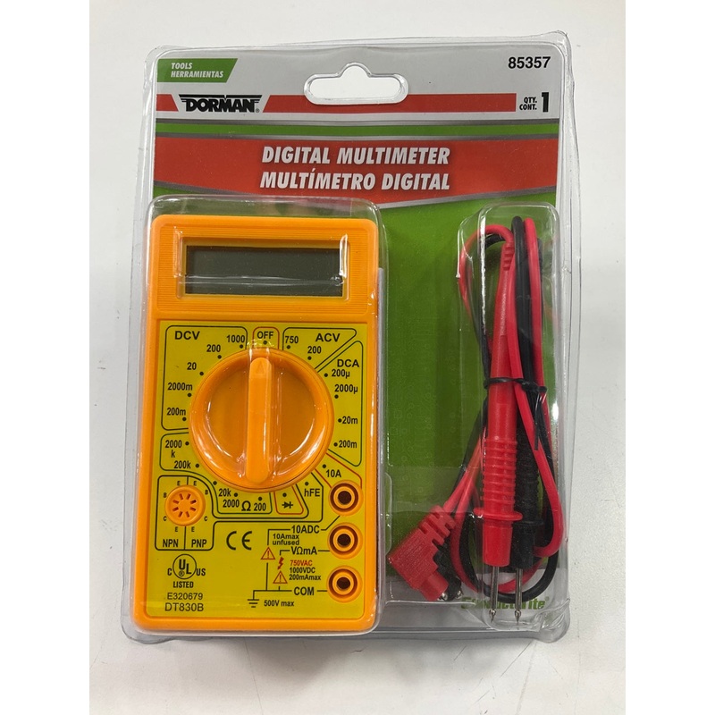 Dorman 85357 Digital Multimeter Tester