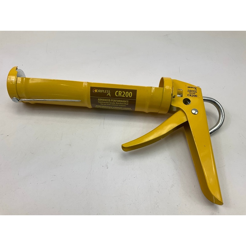 Dripless CR200 Contractor Cradle Frame Ratchet Drive Caulk Gun, Pro Caulking Gun
