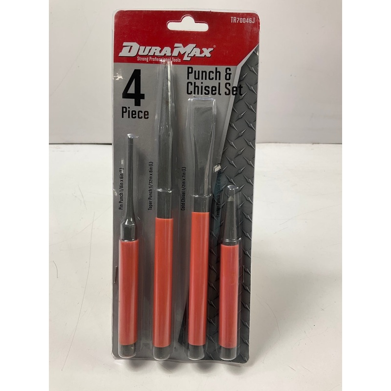 Dura Max TR70046J 4-Piece Punch & Chisel Set