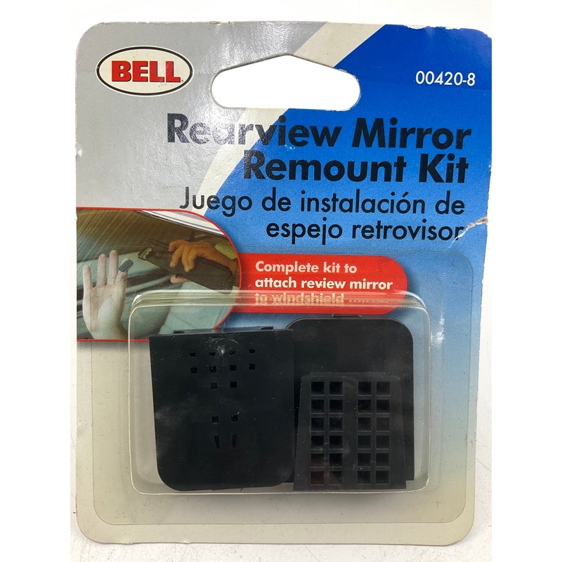 Bell 00420-8 Rearview Mirror Remount Kit Complete Kit To Attach Rear View Mirror