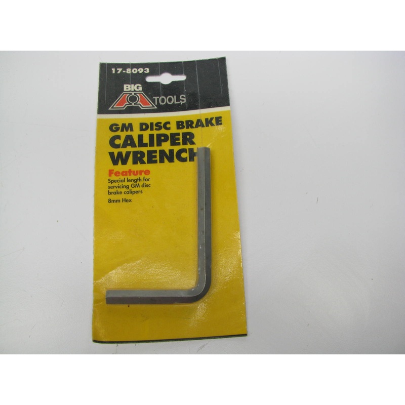 Big A 17-8093 Disc Brake Caliper Wrench Tool For 8MM Hex GM Brakes