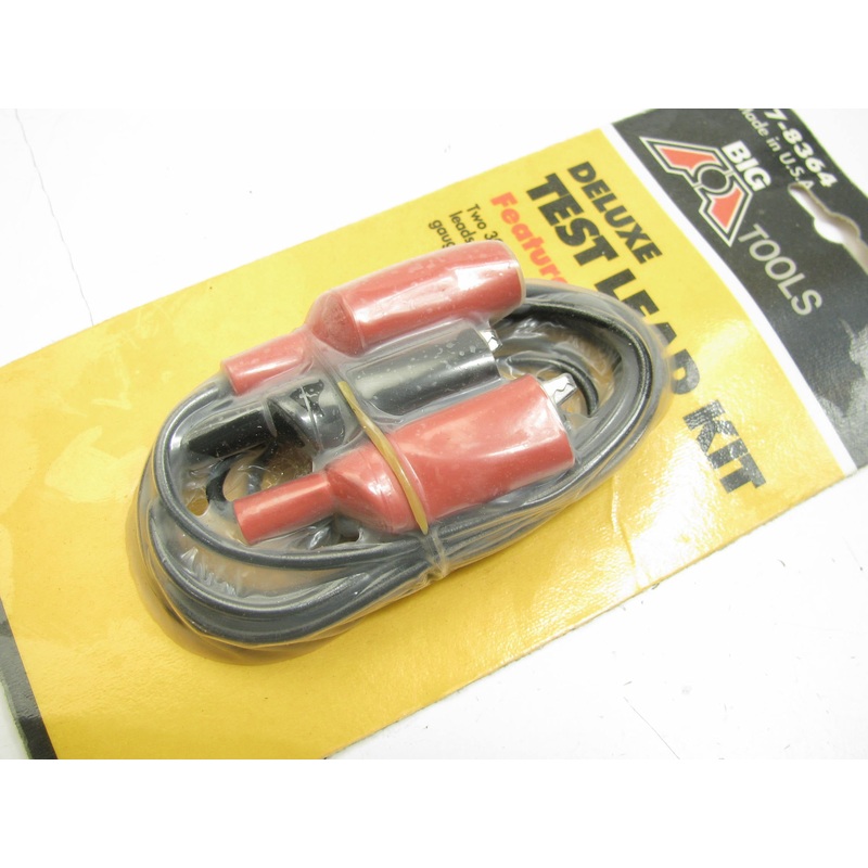 Big A 17-8364 Deluxe Test Lead Kit - Two 30'' Jumper Leads Heavy Gauge Wire USA