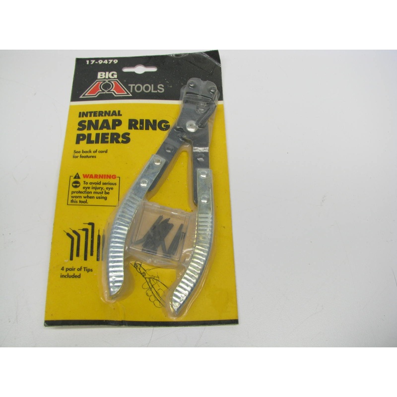 Big A 17-9479 Internal Snap Ring Pliers With Removable Tips
