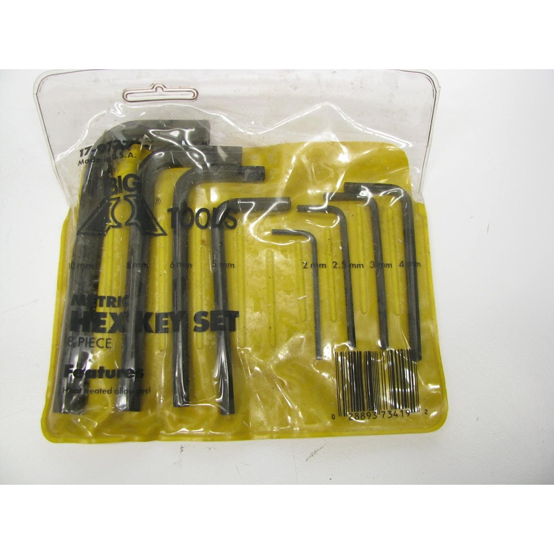 Big A 17-9737 Metrix Hex Key Tool Set - 2, 2.5, 3, 4, 5, 6, 8 & 10mm