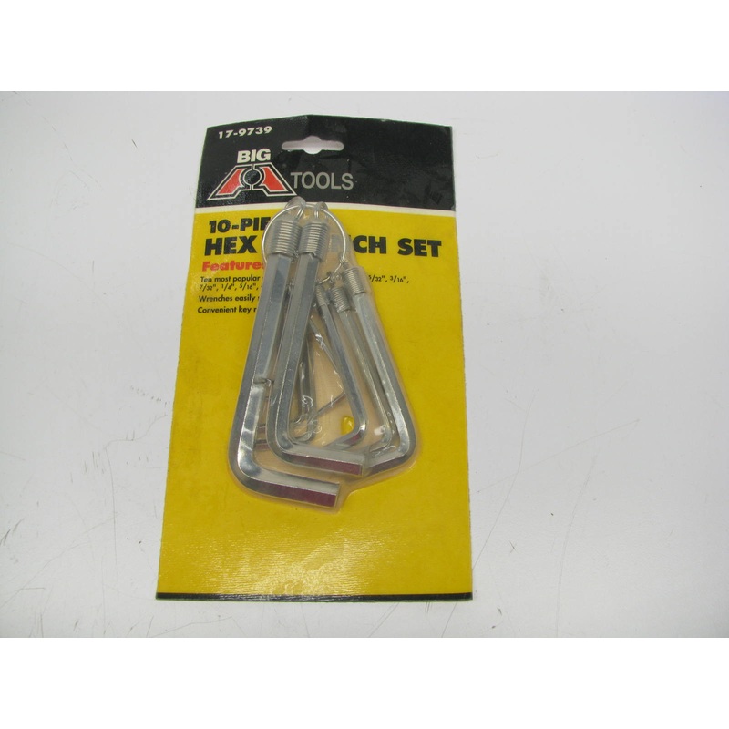 Big A 17-9739 10-Piece SAE Hex Wrench Set