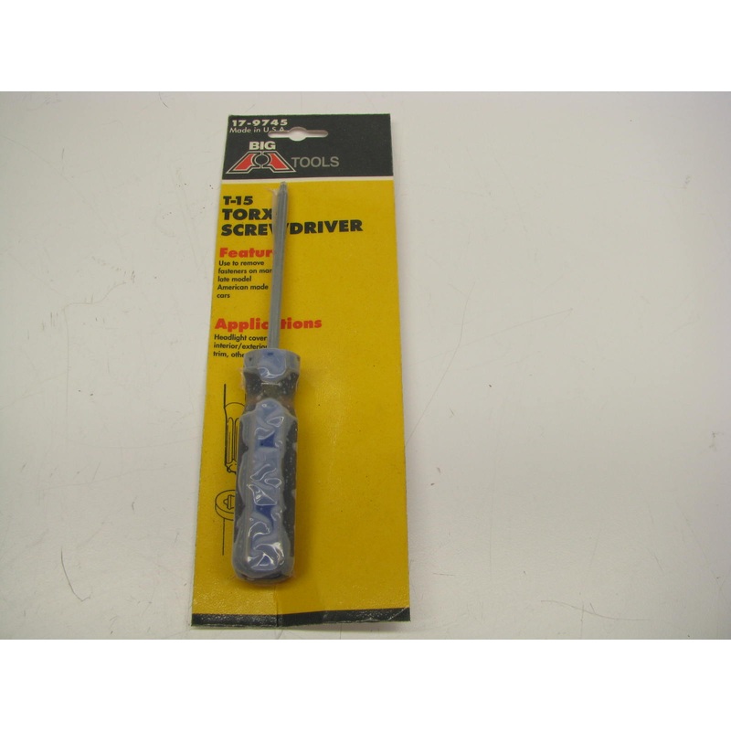 Big A 17-9745 Torx Screwdriver - T-15 - MADE IN USA