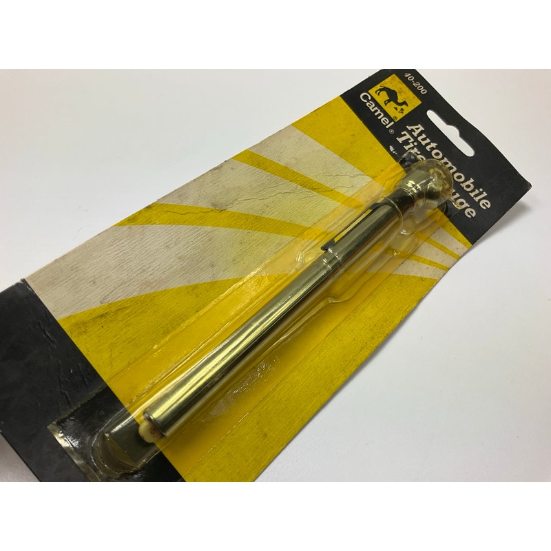 Camel 40-200 Chrome Economy Pocket Tire Pressure Gauge - Calibrated 1-50 PSI