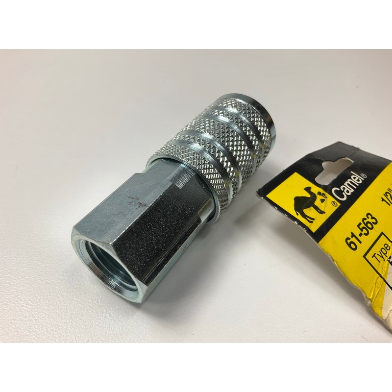 Camel 61-563 Air Tool Hose End Quick Coupler, Type ''F'', 1/2'' Female NPT