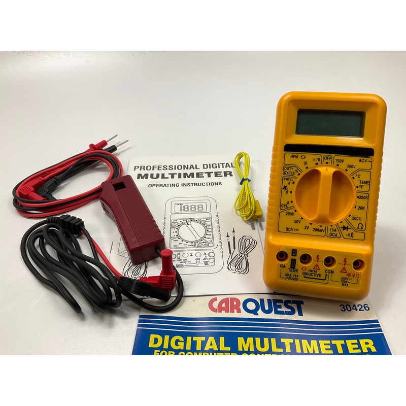 Carquest 30426 Digital MultiTester Multi-meter