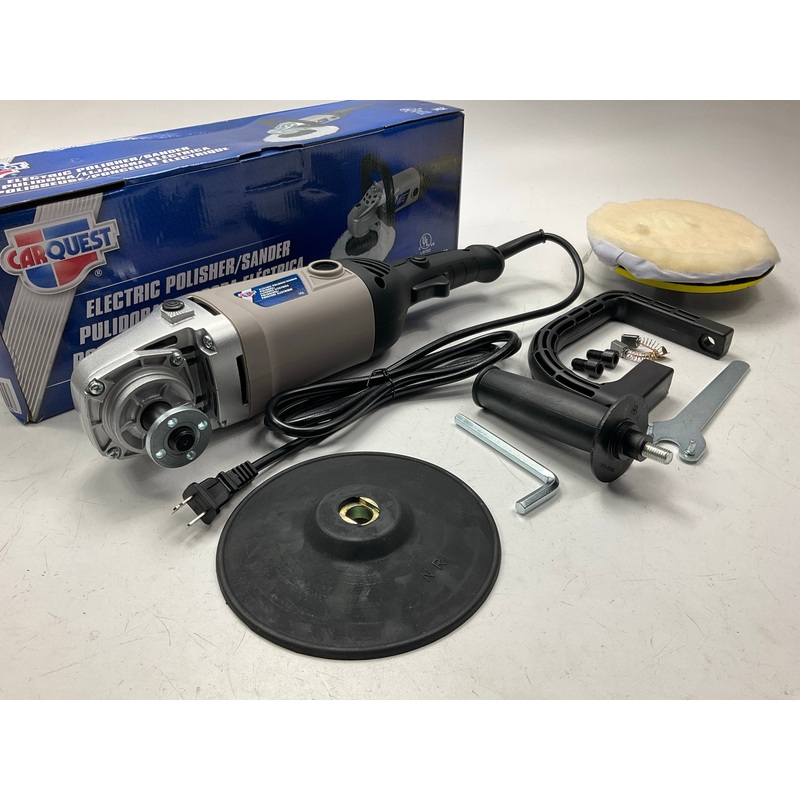 Carquest 7452 ProValue 7'' Electric Variable Polisher W/2 Handles, 11 Amp