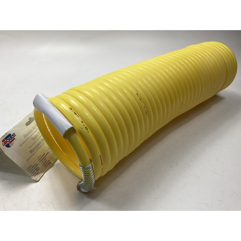 CARQUEST CPE31566 Nylon Coil Air Hose, 3/8'' X 50', 1/4'' NPT Swivel Fittings