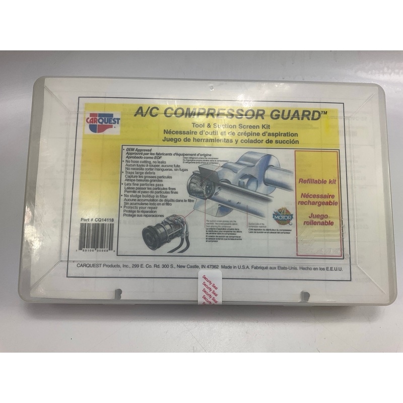 CARQUEST CQ14118 A/C Compressor Guard Complete Tool & Suction Screen Kit