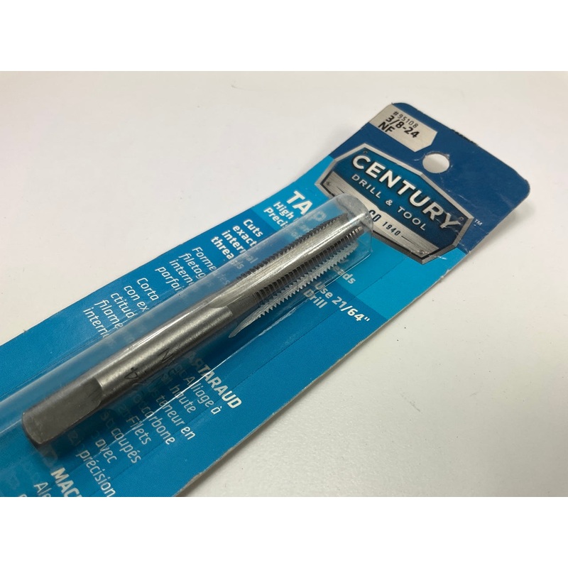 Century Drill & Tool 95108, 3/8-24NF Plug Tap (3/8-24 National Fine)