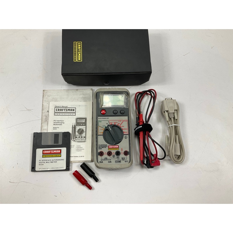 USED - Craftsman Professional 82324 PC Interface AutoRanging Multimeter, AC/DC