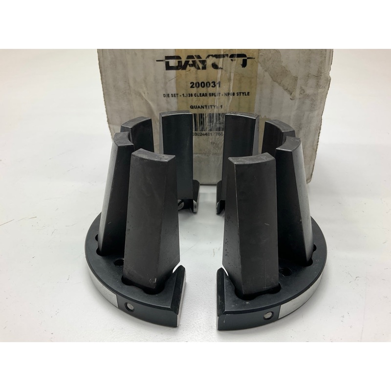 USED - Dayco 200031 Die Set - 1.730 Clear Split - DE30 DE60 DE100 EC30 NP60