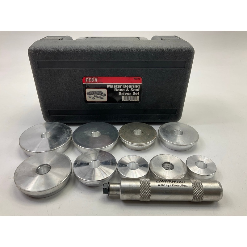 USED - Performance Tool W89715 10 Piece Master Bearing Race & Seal Driver Set