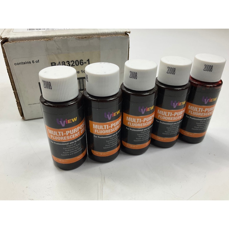 Uview B483206 Multi Purpose Leak Detection Dye [6 X 1 Oz Bottles]