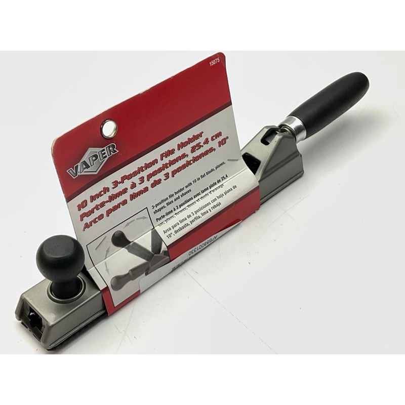 Vaper 15075 3-position File Holder, 10'' Flat Blade, Planes, Shapes, Files Shaves