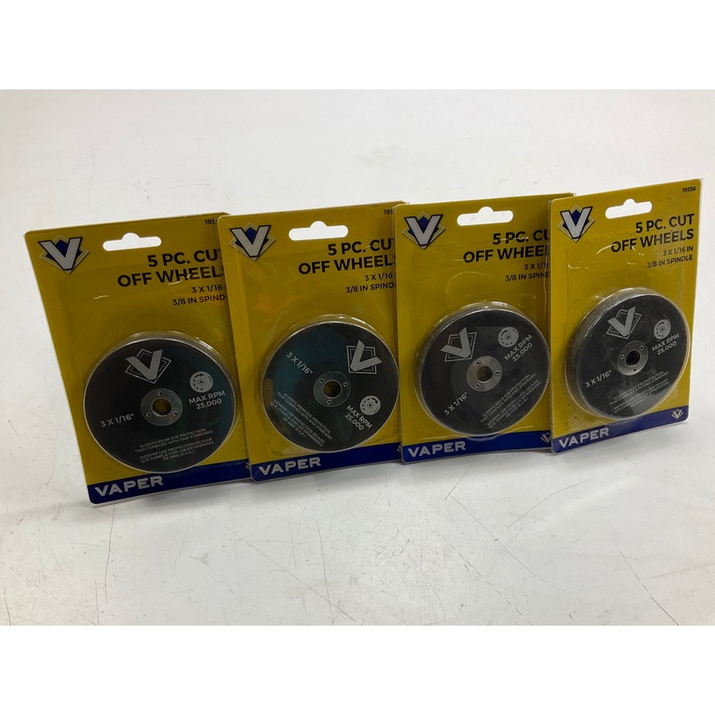 Vaper 19336 3'' X 1/16'' Cut-Off Wheel - 20 Pieces