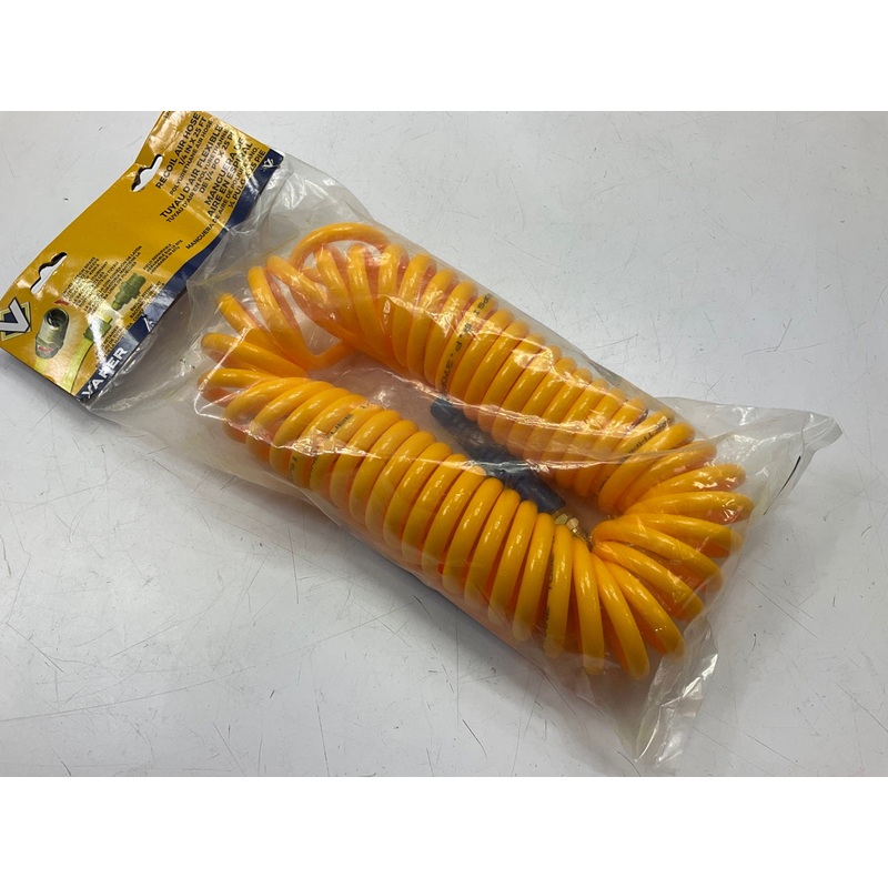 Vaper 19368 - 1/4'' X 25 Feet Poly Recoil Air Hose