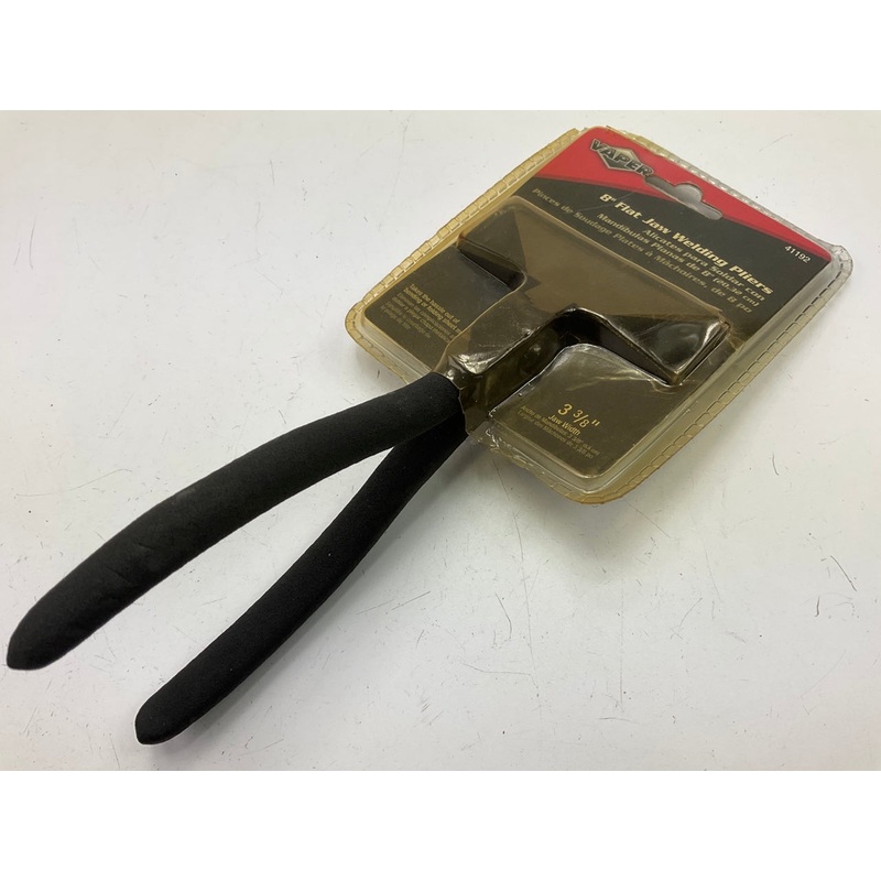 Vaper 41192 8'' Flat Jaw Welding Pliers - Use For Bending Or Folding Sheet Metal