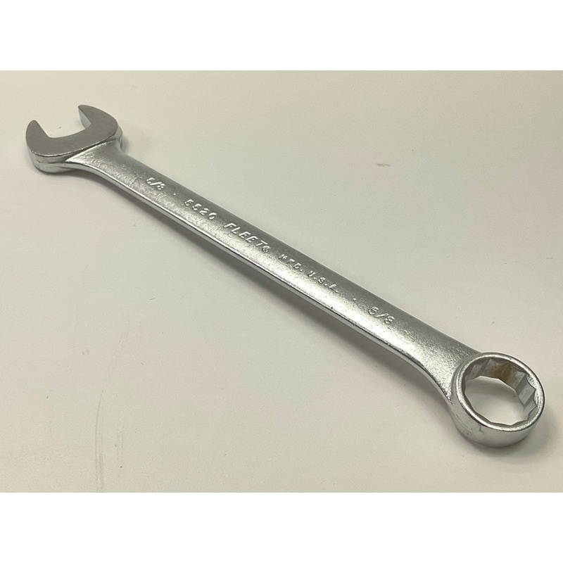 VINTAGE - Fleet 5520 Combination Wrench, 5/8'' - MADE IN USA