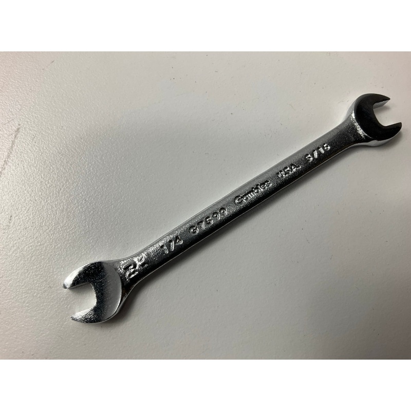 VINTAGE - Gambles G7599 Double Open-head Wrench, 1/4'' & 5/16'' - MADE IN USA