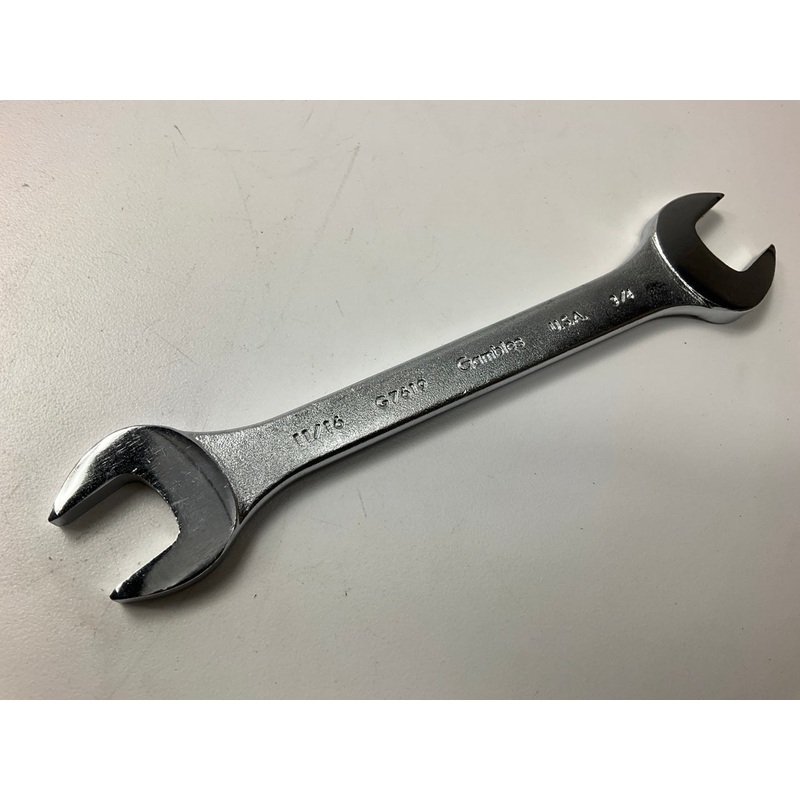 VINTAGE - Gambles G7619 Double Open-Head Wrench, 11/16'' & 3/4'' - MADE IN USA