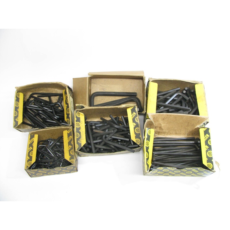 300 Pcs - DIFFERENT ALLEN WRENCHES LOT HEX KEYS: 1/8'' , 7/32'', 5/16'', 7/16'', 1/4