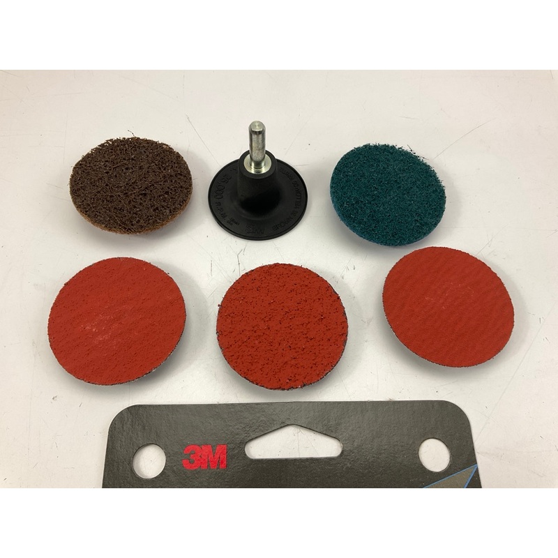 3m 03050 2'' Drill Mounted Grinding / Sanding / Finishing Kit