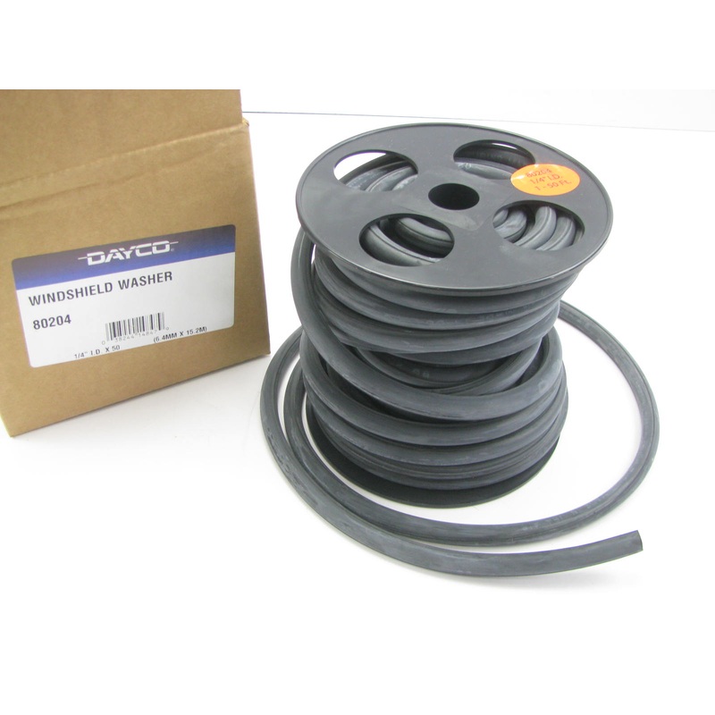 50 FEET ROLL - Dayco 80204 Windshield Wiper & Vaccum Hose Tubing 1/4'' X 50 Ft