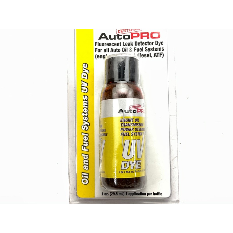 AC Pro 374CS A/C Pro Oil And Fuel Systems UV Dye 1 Oz Bottle
