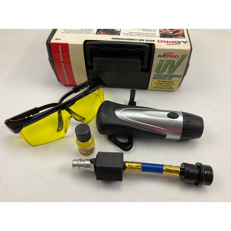 AC Pro 436 Complete A/C UV Leak Detection Kit For 134 A/C Systems