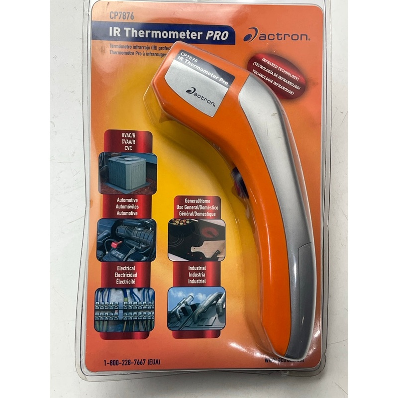 Actron CP7876 Non-contact Infrared Thermometer With Laser Pointer IR HVAC Auto