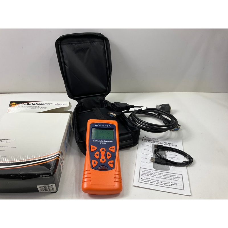 Actron CP9185 Elite OBD 2 Global Automotive CEL Code Scanner USB, OBD II Cable