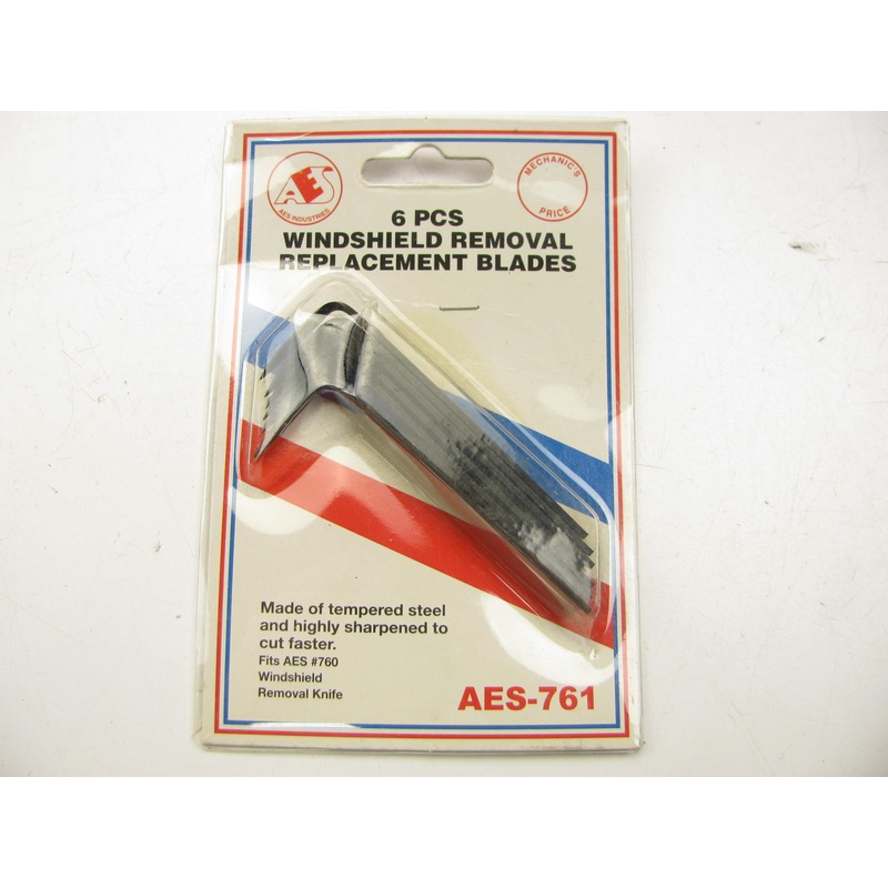 AES AES-761 Windshield Removal Replacement Blades - 6 Piece